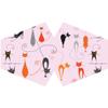 Beespoke Gifts Reusable Fashion Face Covering - Pink Cats (Adult) view 1