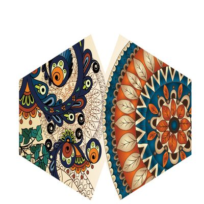 Ancient Wisdom Reusable Fashion Face Mask - Golden Leaves (Adult)