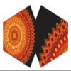 Ancient Wisdom Reusable Fashion Face Mask - Orange Mandala (Adult) view 1