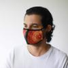 Ancient Wisdom Reusable Fashion Face Mask - Orange Mandala (Adult) view 2
