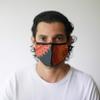 Ancient Wisdom Reusable Fashion Face Mask - Orange Mandala (Adult) view 3