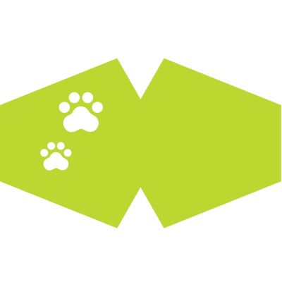 Beespoke Gifts Reusable Fashion Face Covering - Pet Feet (Adult)