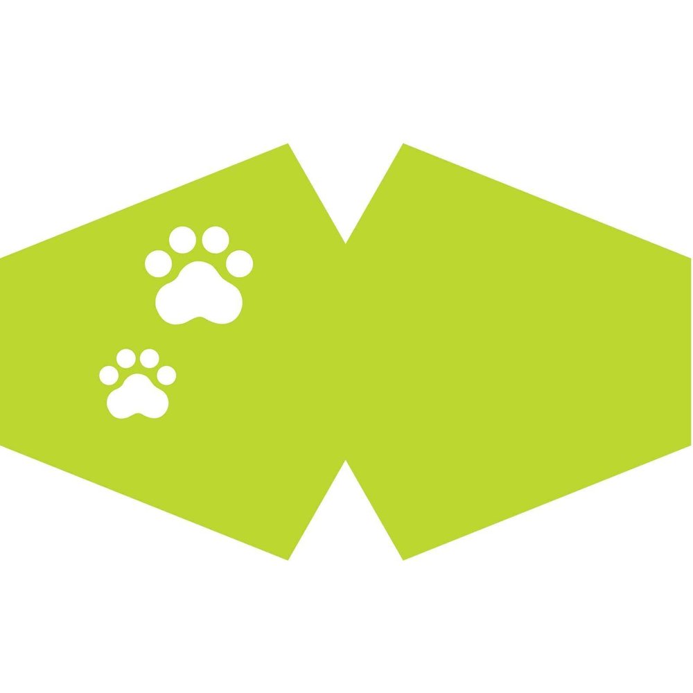 Beespoke Gifts Reusable Fashion Face Covering - Pet Feet (Adult)