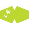 Beespoke Gifts Reusable Fashion Face Covering - Pet Feet (Adult) view 1