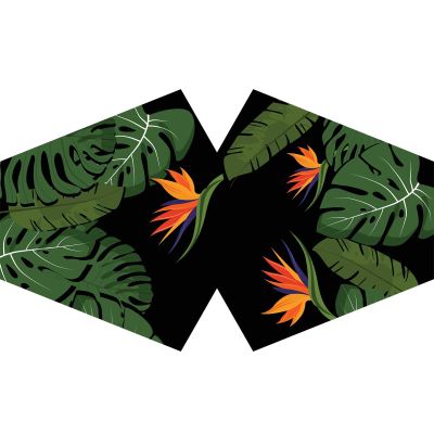 Beespoke Gifts Reusable Fashion Face Covering - Green Jungle (Adult)