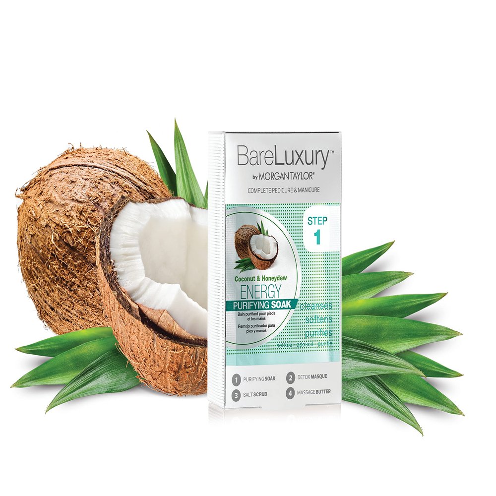 Morgan Taylor BareLuxury Energy Coconut & Honeydew 4 Pack