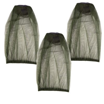 3PCS Mosquito Head Net Face Mesh Net Head Cover for Outdoor Lovers Protect from Fly Screen Mosquito Gnat and Other Flies