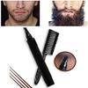 Beard Pencil Filler Water Proof,Bprtcra Barber Pencil and Brush Male Mustache Repair Shape Effective Enhance Facial Hair Waterproof Proof & Sweat Proof Solution (Dark brown) view 3
