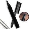 Beard Pencil Filler Water Proof,Bprtcra Barber Pencil and Brush Male Mustache Repair Shape Effective Enhance Facial Hair Waterproof Proof & Sweat Proof Solution (Black) view 1