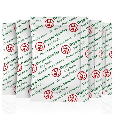 SurpOxyLoc 200CC(100Pack) Food Grade Oxygen Absorbers Packets for Home Made Jerky and Long Term Food Storage,With Oxygen Indicator In Vacuum Bag and 3 times Oxygen Absorption Capacity