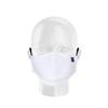 Janeo British Apparel Face Mask Washable Reusable Fabric Covering,Oxford Weave Fabric,a Tailored Fit with Chin Extension,Nose Clip. Matches our Oxford Shirts,Gift Idea. Warm White, 1 pc view 2