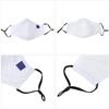 Janeo British Apparel Face Mask Washable Reusable Fabric Covering,Oxford Weave Fabric,a Tailored Fit with Chin Extension,Nose Clip. Matches our Oxford Shirts,Gift Idea. Warm White, 1 pc view 4