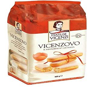 VICENZOVO Italian Ladyfingers 400grX2 (Pack of 2)