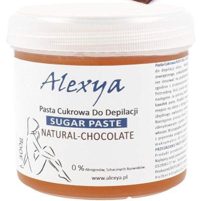 ALEXYA Natural Chocolate Sugar Paste Hair Removal Depilation Sugaring Wax 300g
