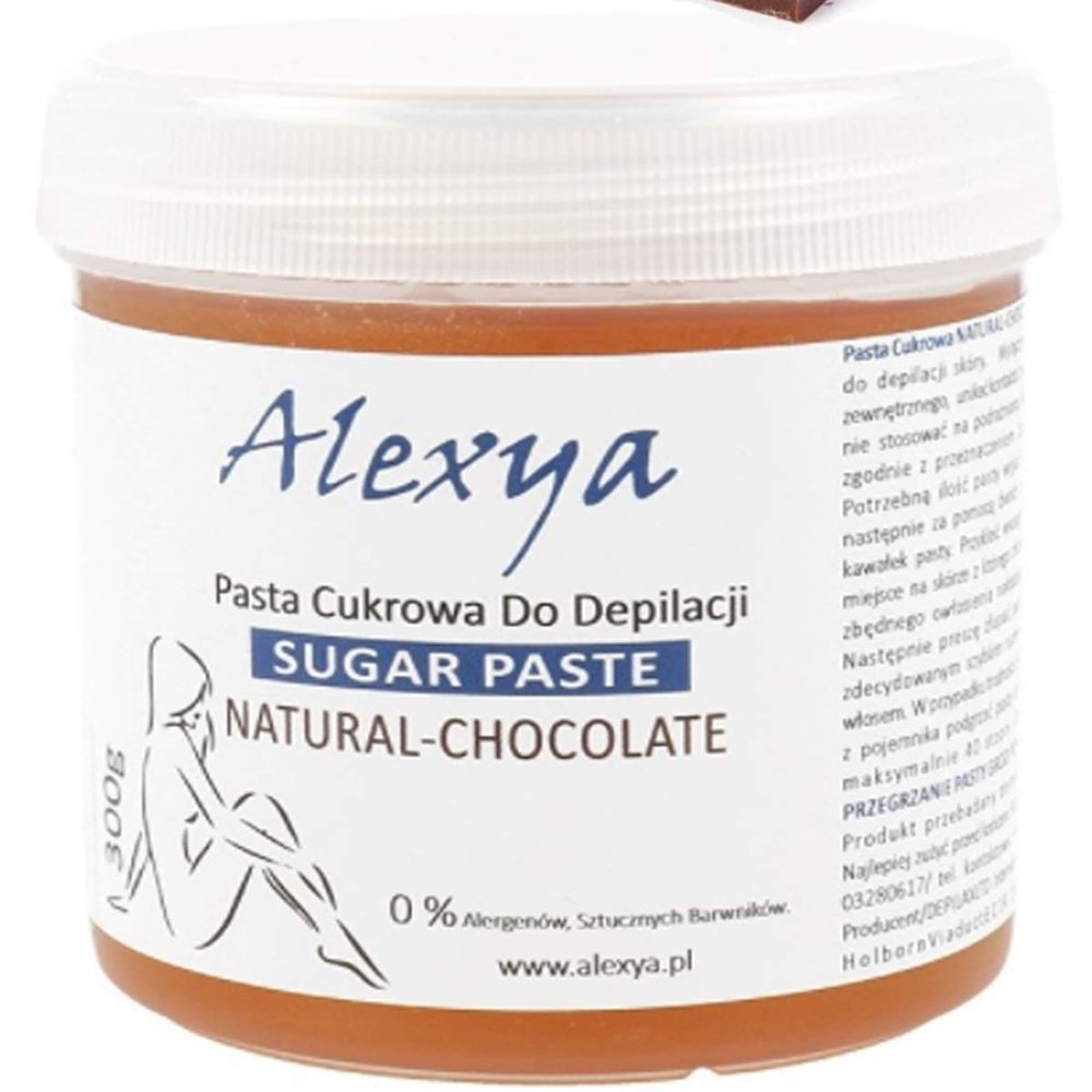 ALEXYA Natural Chocolate Sugar Paste Hair Removal Depilation Sugaring Wax 300g