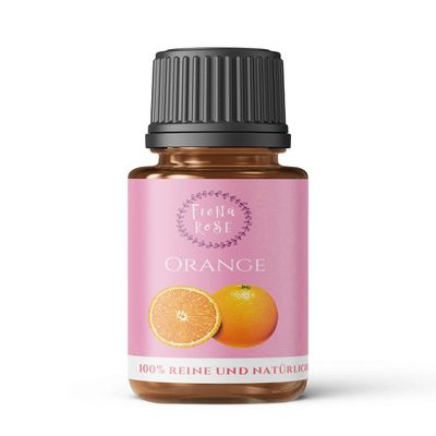 100% natural and pure orange essential oil.