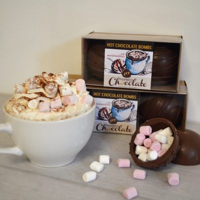Hot Chocolate Bombs with Marshmallows (3 per Pack)