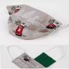 Christmas Cotton Face Mask Reversible, Washable, Reusable, Eco-friendly -Made in UK view 1