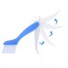 2 in 1 Window Gap Slot Cleaning Brush Small Household Mini Broom Dust Collector Dustpan and Track Brushes Easily for Cleaning Window Keyboards Crevice view 1