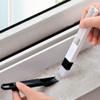 3Pcs 2 in 1 Window Gap Slot Cleaning Brush Small Household Mini Broom Dust Collector Dustpan and Track Brushes Easily for Cleaning Window Keyboards Crevice view 4