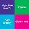 Hiya Snack Bars, Vegan, Gluten Free, High Fibre, Chickpea Based (5 bar taster) view 3