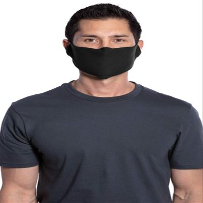 Port Authority Adult 50/50 Cotton/Poly Face Covering (240 Pack), Black, OSFA