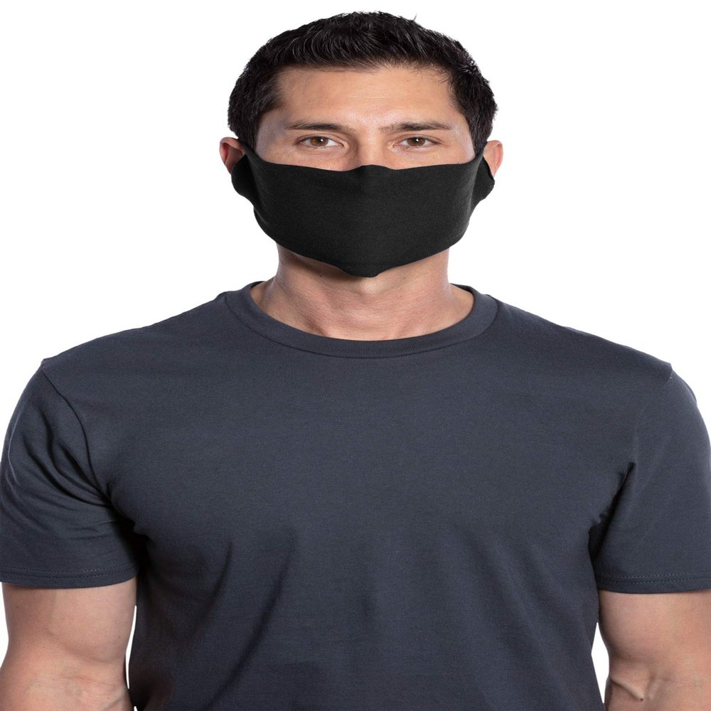 Port Authority Adult 50/50 Cotton/Poly Face Covering (240 Pack), Black, OSFA