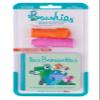 The Brushies Momo & Pinky Toddler Toothbrush 2-Pack & Storybook Set/Dental Item and Book/Tooth & Gum Care for Children/Ages 4 Weeks to 4 Years view 1