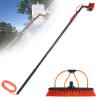 HGJDKSJ Solar Panel Cleaning Brush and Pole, 3.6M-11M Water Supply Pole Kit, Photovoltaic and Solar Panel Cleaning Kit, Truck, Caravan, Campers and Buses, Water Brush,18FT/5.4M view 1