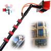 HGJDKSJ Window Washing Kit with Extension Pole, 3.6m-11m Telescopic Pole with Water Supply, Suitable for Cleaning Photovoltaic Panels, Solar Cells, Trucks, Windows,20FT/6M view 1