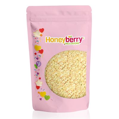 Coated Popping Candy 100g - Cocoa Butter Coated Unflavoured Natural Plain Popping Candy for Baking Cake Decoration