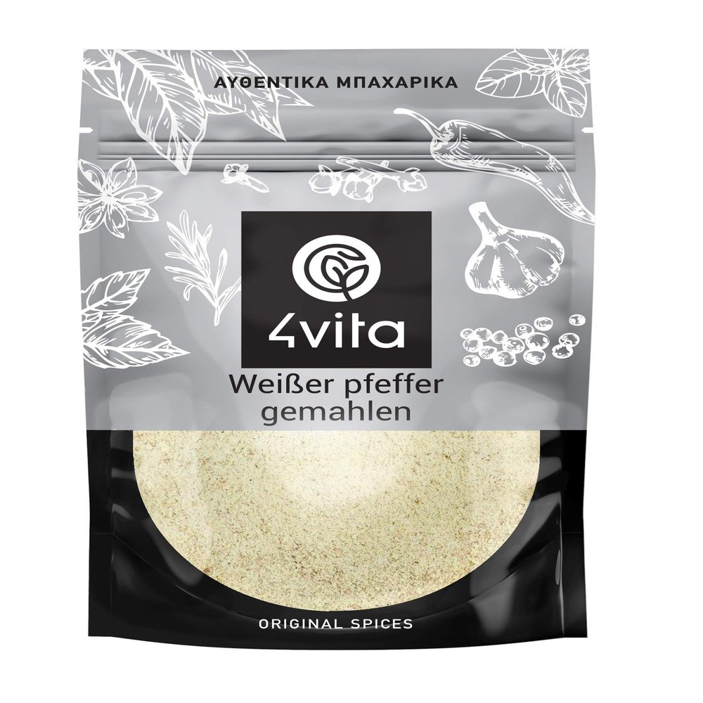 4Vita White Pepper Ground 70g