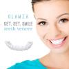 2 Pairs Denture Teeth Venners Fake Teeth Veneers Instant Perfect Smile Denture Temporary Braces Snap on Your Confident Smile Cover The Imperfect Teeth for Man and Women 2 Upper and 2 Lower view 1
