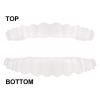 2 Pairs Denture Teeth Venners Fake Teeth Veneers Instant Perfect Smile Denture Temporary Braces Snap on Your Confident Smile Cover The Imperfect Teeth for Man and Women 2 Upper and 2 Lower view 3