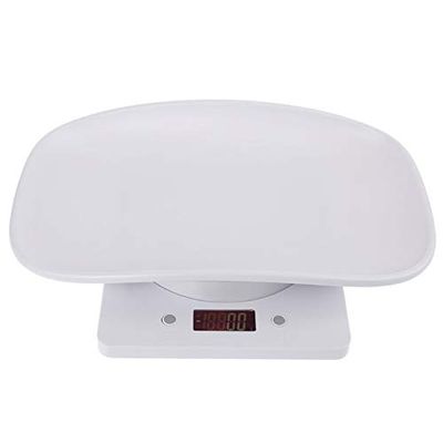 Measuring Tools 1g-10kg Pet Dog Cat Animal Scale Digital Baby Infant Weight Scale (kg/oz/lb) LCD display (Color : White)