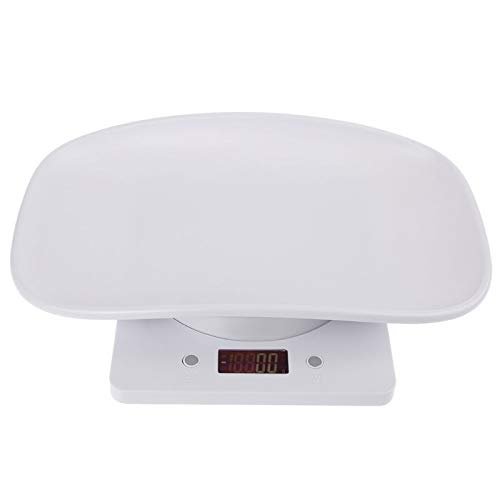 Measuring Tools 1g-10kg Pet Dog Cat Animal Scale Digital Baby Infant Weight Scale (kg/oz/lb) LCD display (Color : White)
