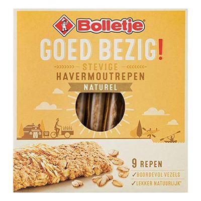 Bolletje Havermoutreep Naturel Oatmeal Bar Original Dutch 210G