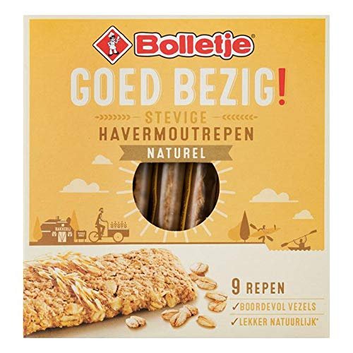 Bolletje Havermoutreep Naturel Oatmeal Bar Original Dutch 210G