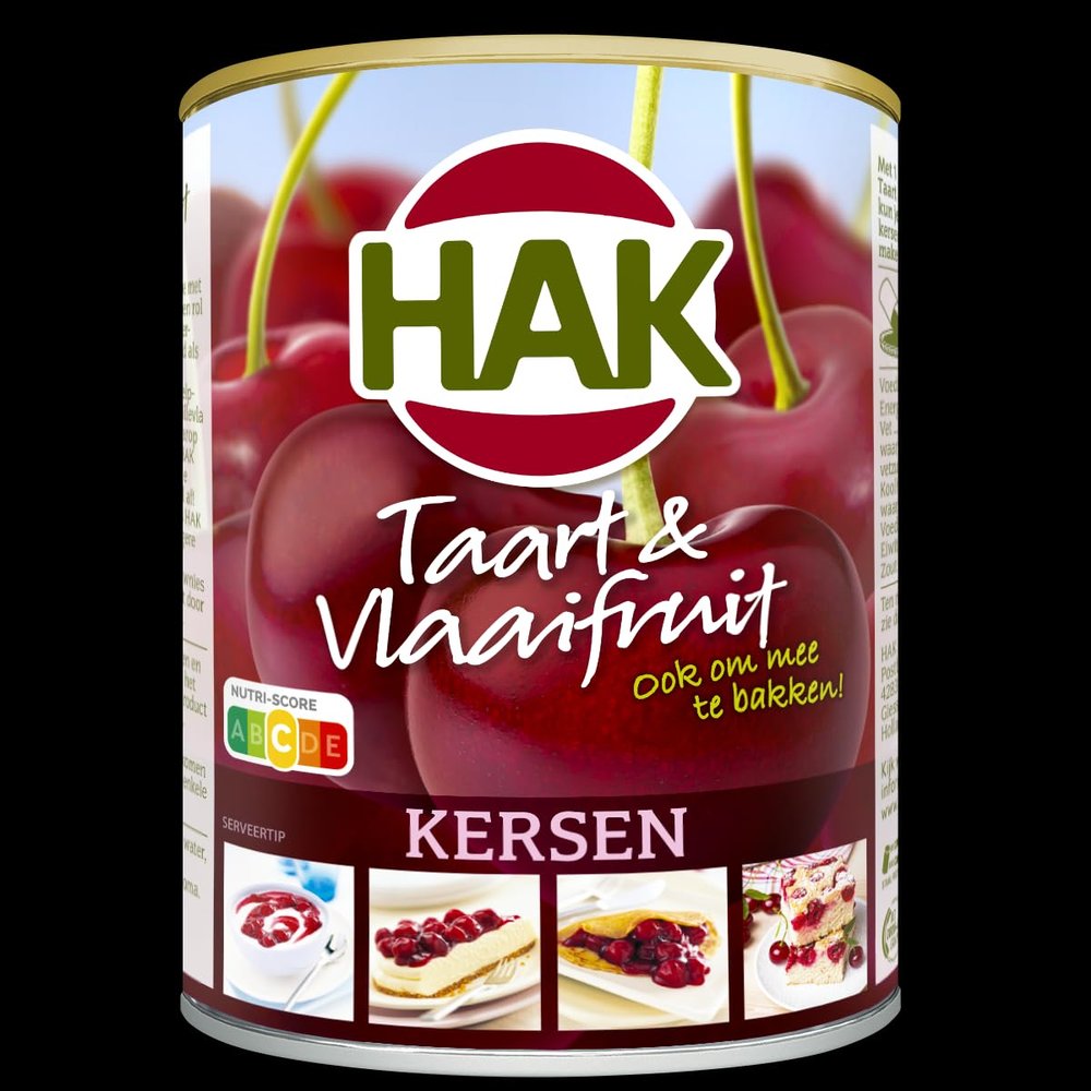 Hak Taart & Vlaaifruit Kersen Cake & Fruit Tart Cherries 430G