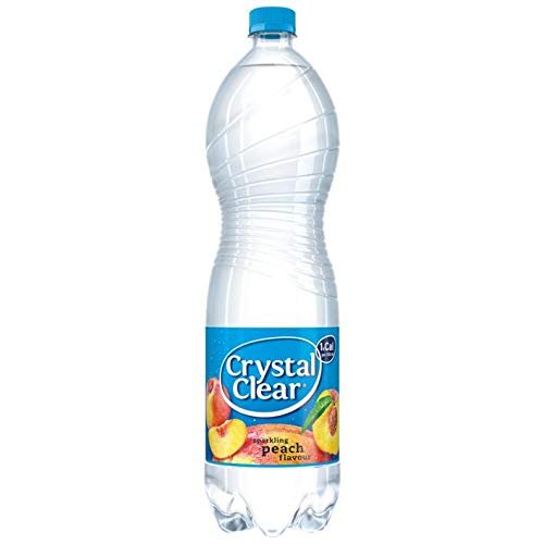 Crystal Clear Sparkling Peach Soft Drink 1.5L