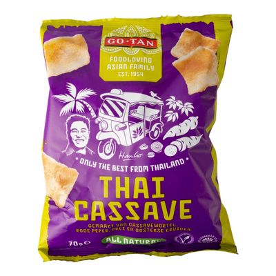 Go-Tan Thai Cassave Chips 70G