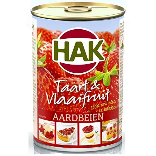 Hak Taart & Vlaaifruit Aardbeien Cake & Pie Fruit Strawberries 430G