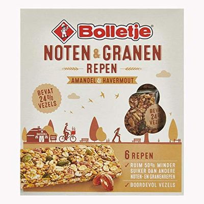 Bolletje Nuts & Grains Almond Havermout Oatmeal Original Dutch 240G