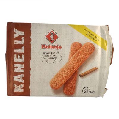 Bolletje Kanelly Cinnamon Biscuit Fingers Cookies Original Dutch 175G