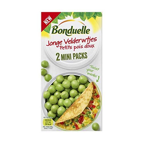 Bonduelle Field Peas 2 Mini's Healthy Canned Vegetables 150G
