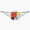 LOQI PIET MONDRIAN Face Mask - Composition with Red, Yellow, Blue view 1
