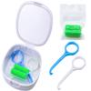 Aligner remover tool, With a Retainer Case with mirror and vent hole, used for oral care removal (2 pack) view 1
