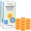JB White 16 pcs Drying Tablets/Capsules for Hearing aids and earmolds, Orange Silica, Against Moisture, Hearing Aid Desiccant Compatible with Phonak, Cedis (16x, Color Indicator, Individually Sealed) view 1
