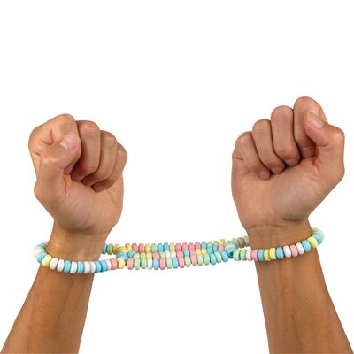 Candy Cuffs Womens Womans For Her Christmas Birthday Valentines Secret Santa Sweets Candy Joke Funny top selling gift present