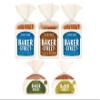 Baker Street Bread Assorted White, Brown, Rye Wheat, Rye Seeded Pack of 5 view 1